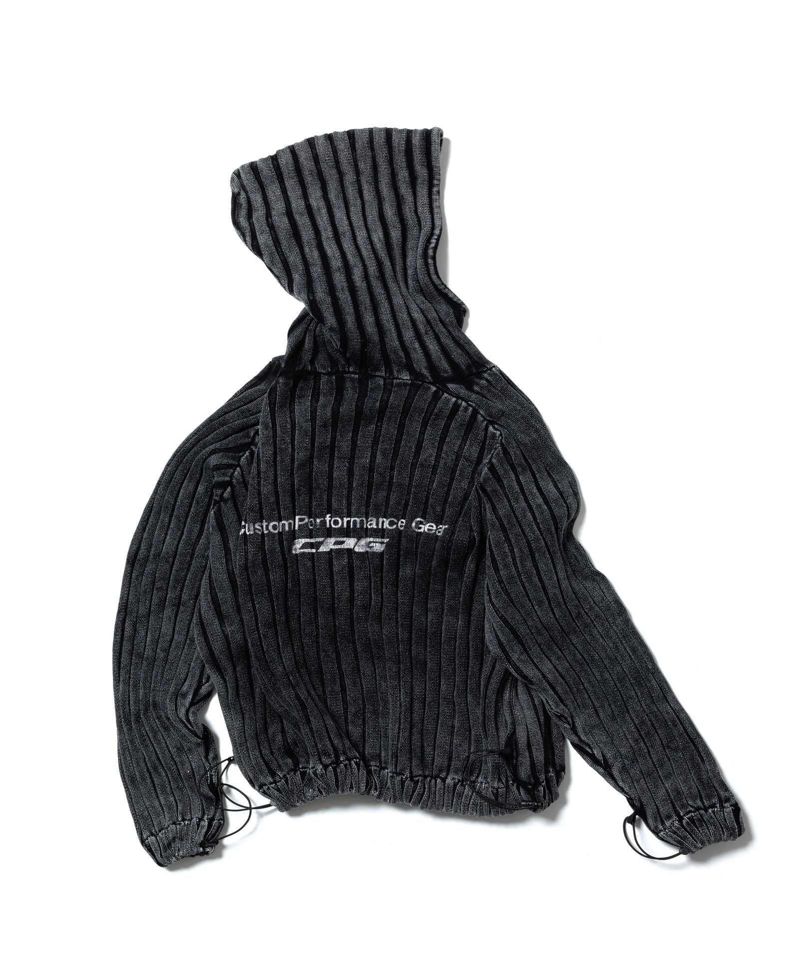 CPG KNIT HOODIE 26AW / BLACK / ニット フーディー