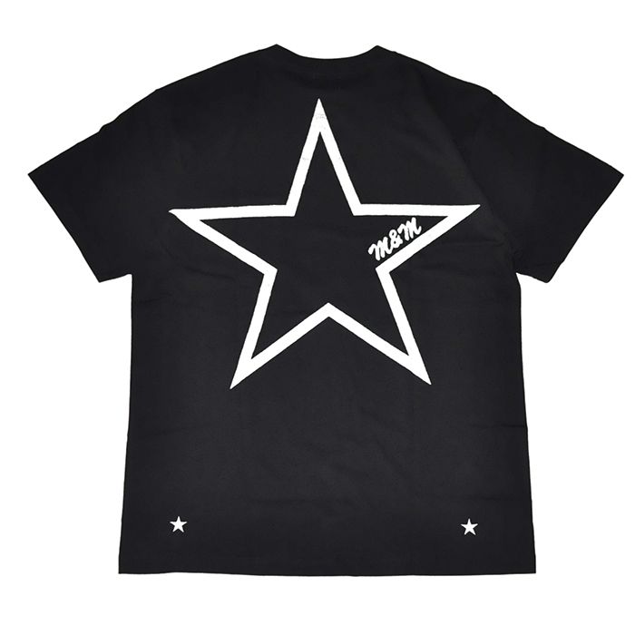Edge Star Pocket Tee / BLACK / グラフィックロゴポケットティー