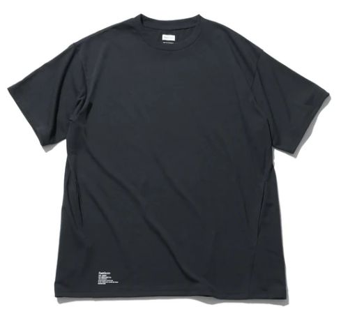 DRY JERSEY S/S CREW NECK TEE / BLACK