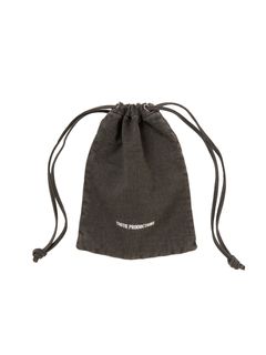 Color Denim Drawstring Bag / FADE BLACK /  デニムバッグ / CTE-25A549
