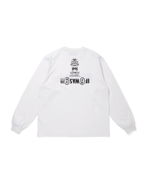 "HideandSeek×Toru Nishiura" The H&S L/S Tee / WHT / L/Sシャツ