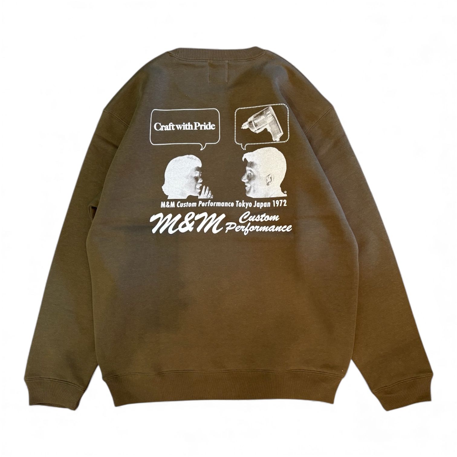 Add Crewneck Sweat / OLIVE / クルーネックスウェット