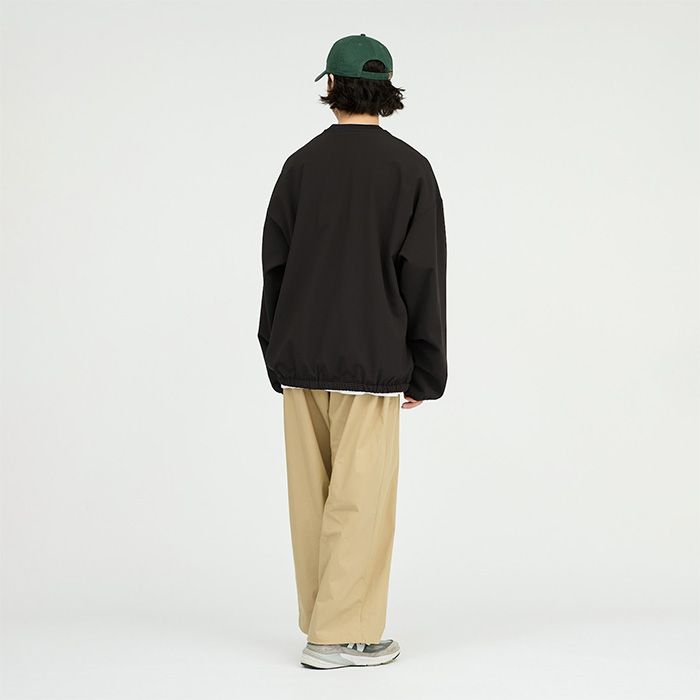 COMFORT-SHIELD FLEECE CREW NECK PULLOVER / BLACK