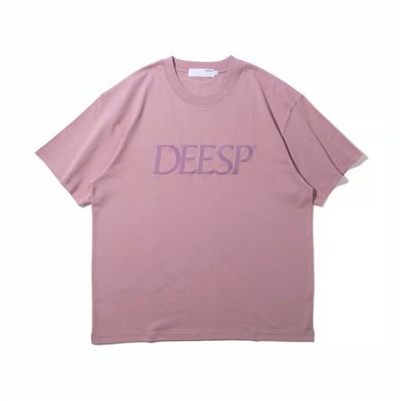Embroidererd LZR Tee / Azuki /  ロゴ刺繍ティー
