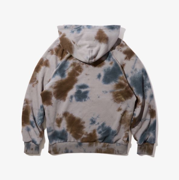 Dyed Full Zip Hooded Sweatshirt (Dark Camo) / Light Camo /  ジップパーカー