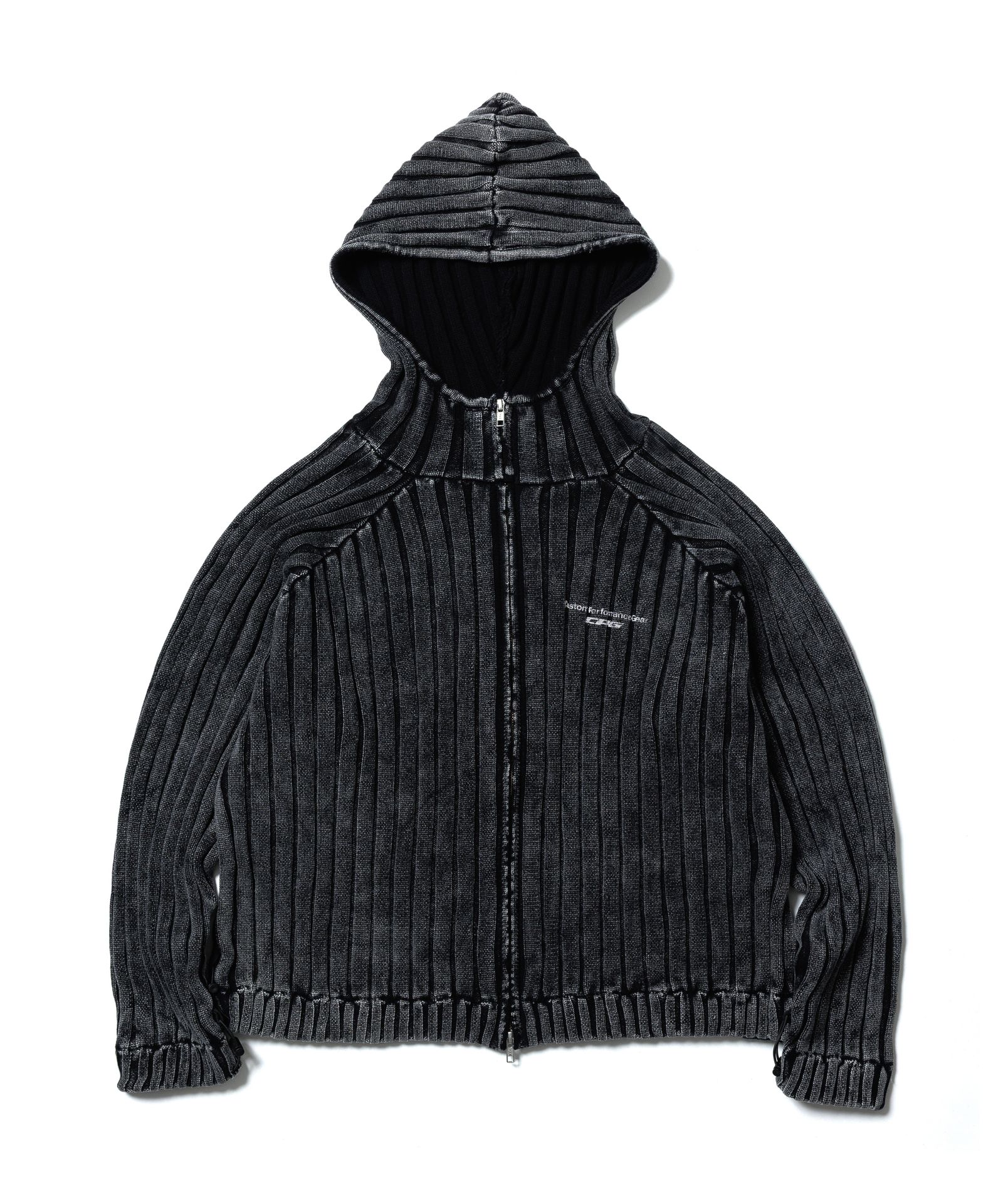 CPG KNIT HOODIE 26AW / BLACK / ニット フーディー