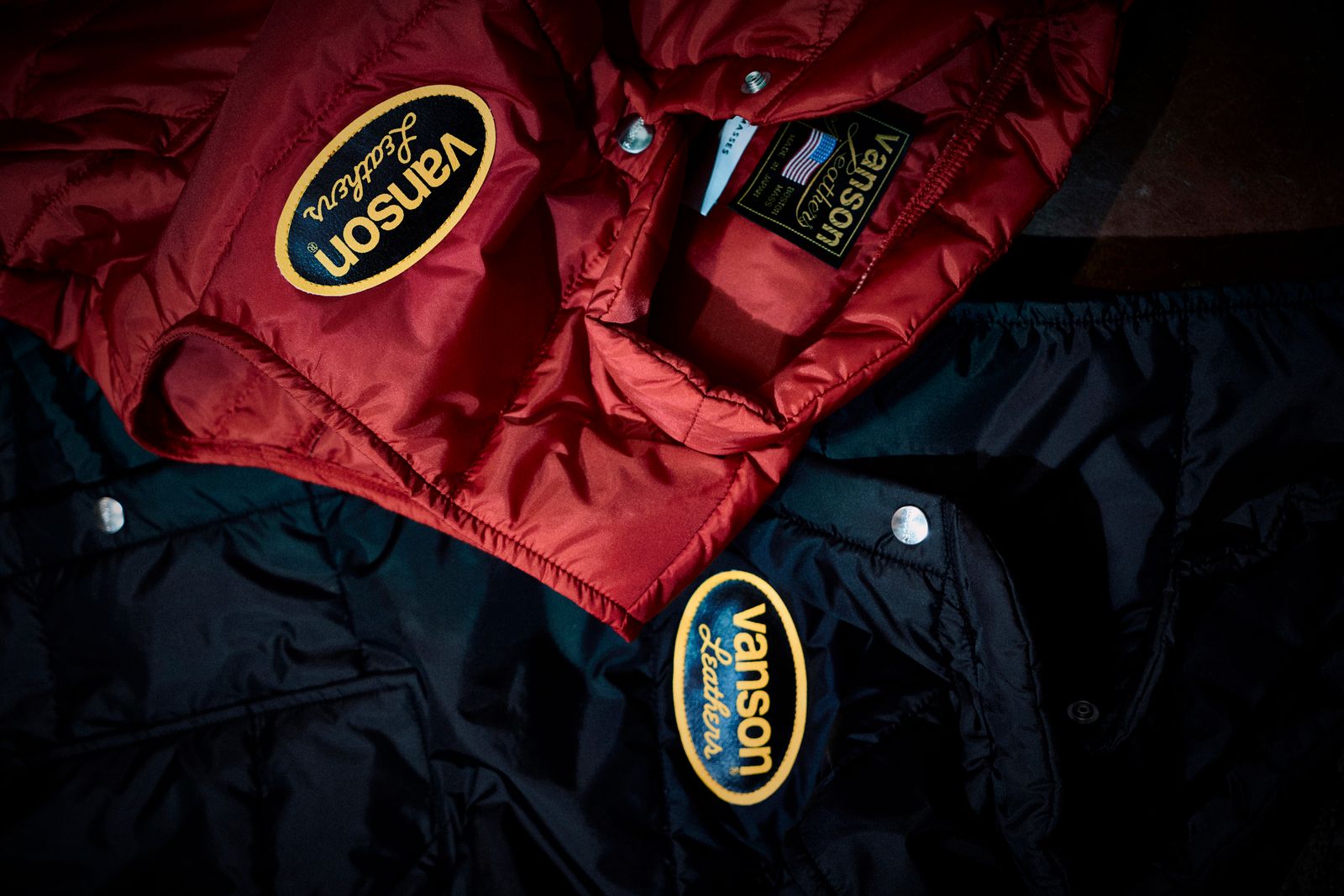 VANSON × MASSES NYLON VEST / BLACK / VANSONコラボレーション