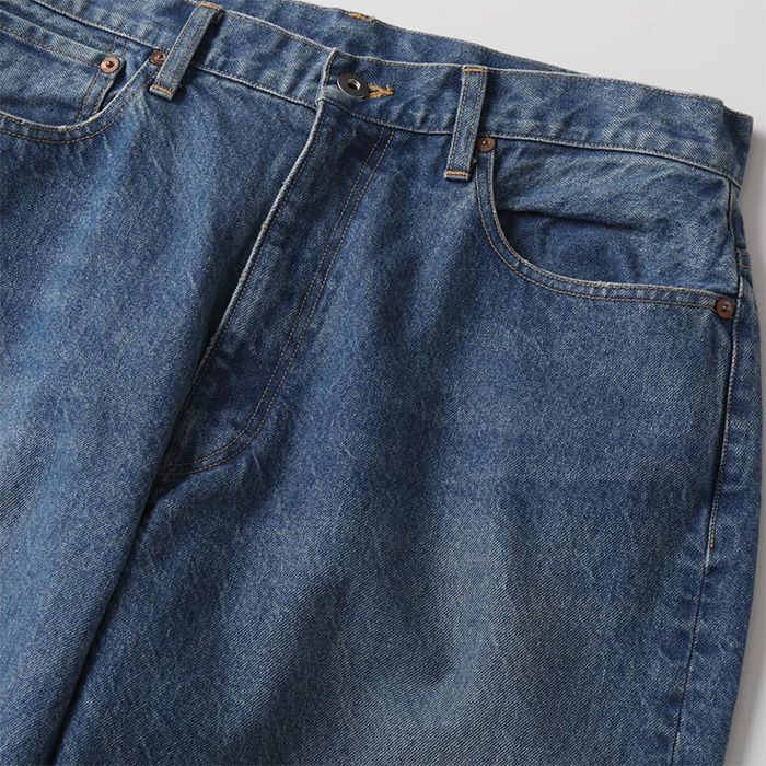 WASHED DENIM PANTS | WASHED BLUE