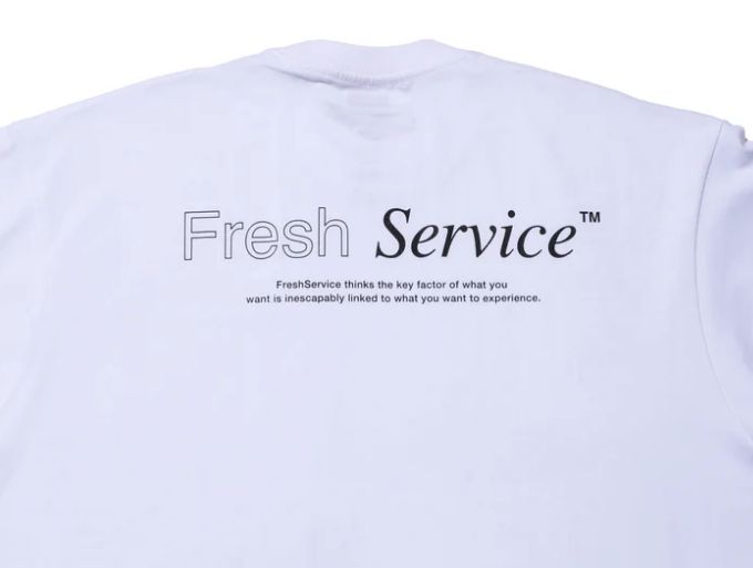FreshService - CORPORATE PRINTED S/S TEE ”TM” / BLACK | Stripe 