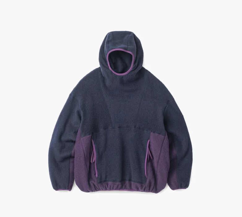 Graphpaper - Wool Fleece Hoodie / NAVY | Stripe Online Store