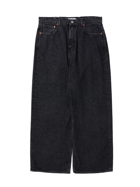 12.5oz Denim 5 Pocket Square Leg Pants / BLACK FADE /  ストレートデニムパンツ / CTE-25A107