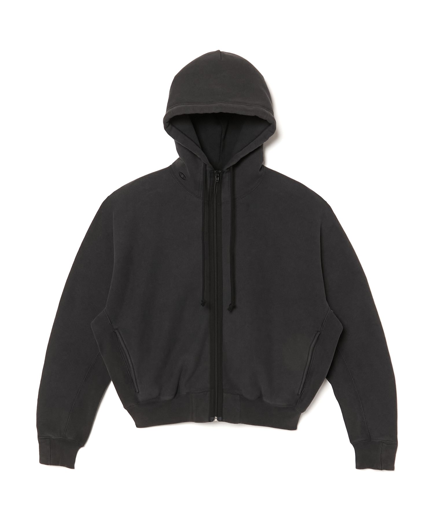 C8-C127 / ZIP UP HOODIE / CHARCOAL / チャンピオンコラボ / ジップフーディー