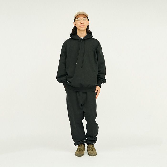 LIGHT OZ PULLOVER HOODIE / BLACK