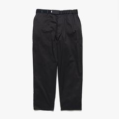 Solotex Twill Wide Tapered Chef Pants / BLACK