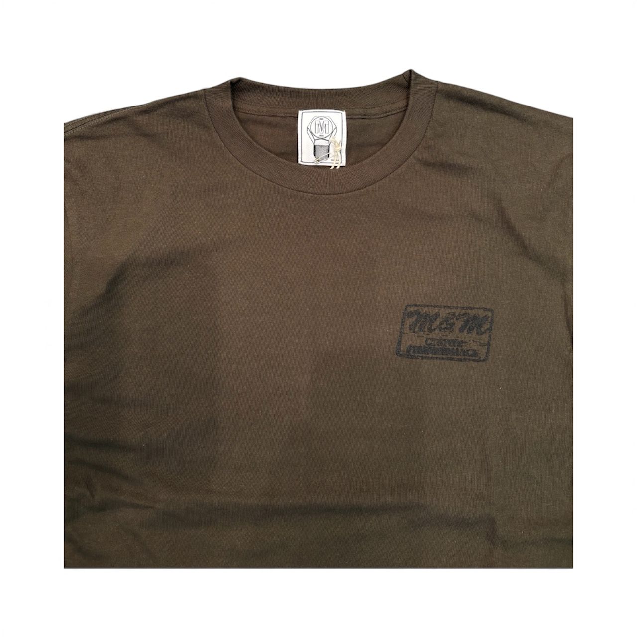 Logo L/S Tee / OLIVE / プリントロングスリーブティー