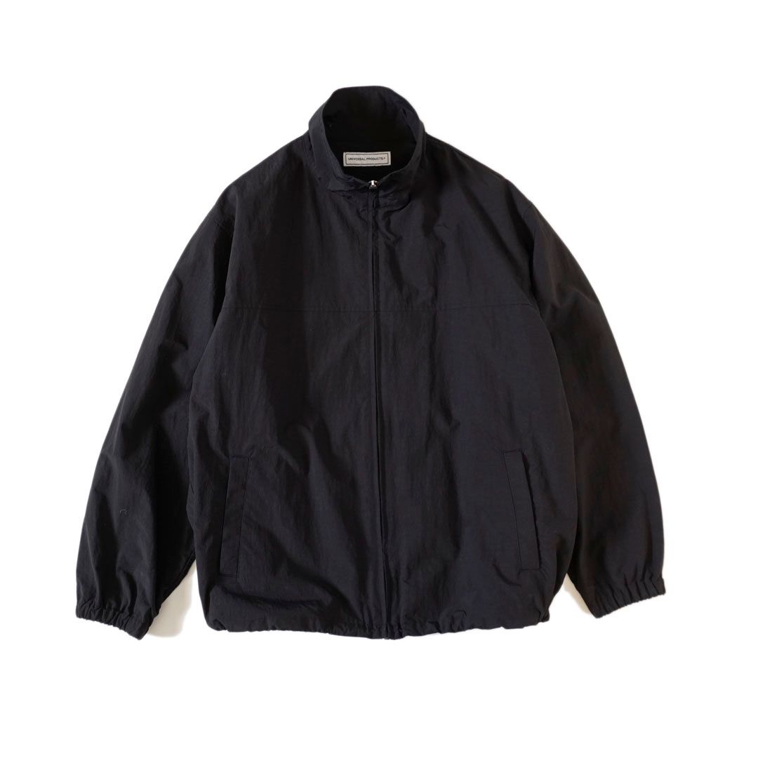 UNIVERSAL PRODUCTS - NYLON TRACK JACKET / BLACK