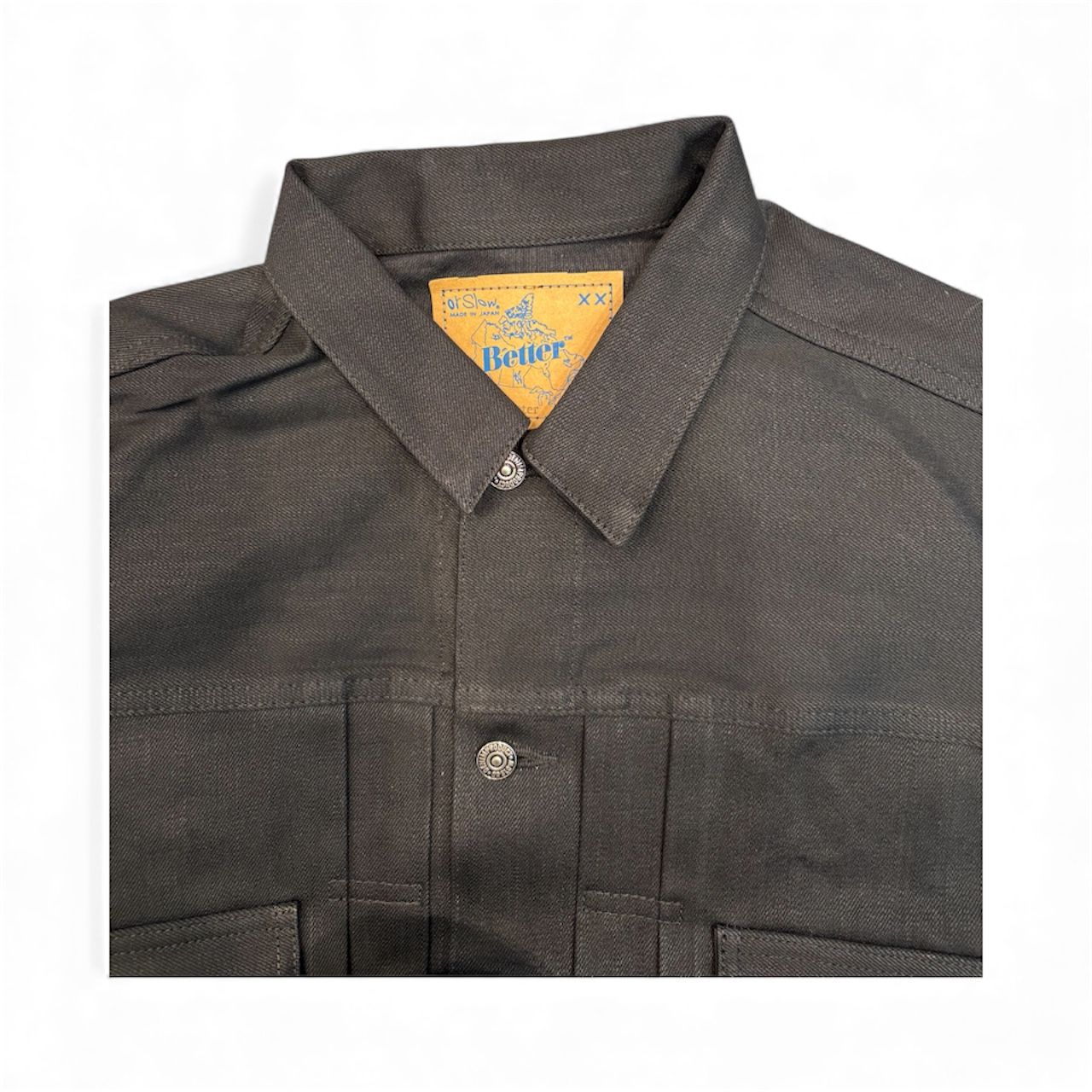 Better™ Gift Shop / OrSlow "Type II" Black Selvedge Denim Jacket / Black / デニムジャケット