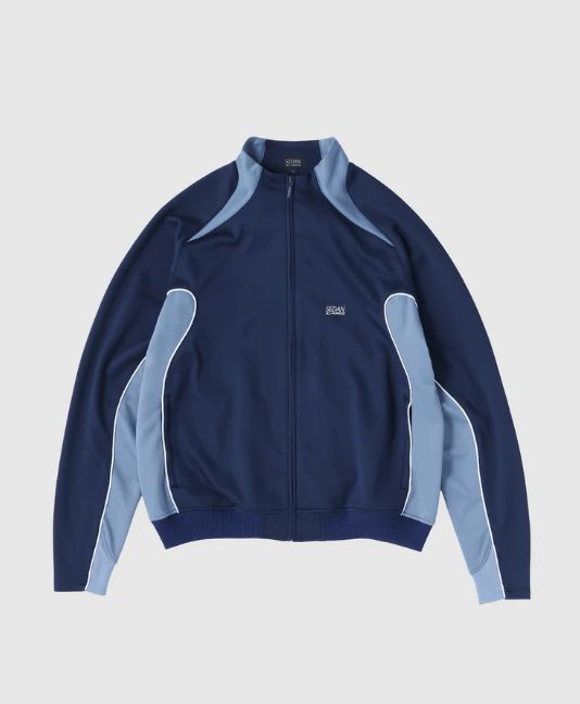 OG LOGO TRACK JACKET / Navy x Grey