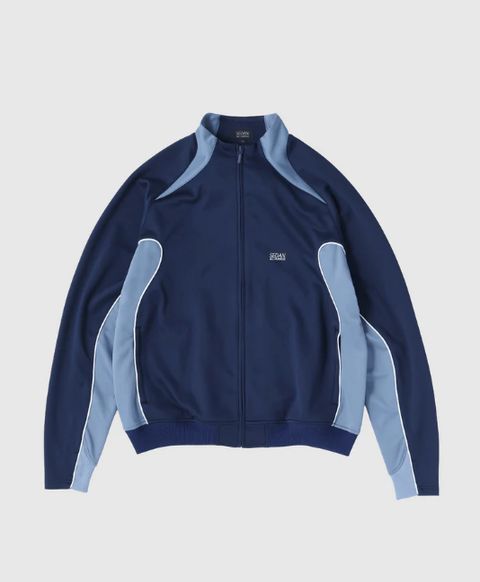 OG LOGO TRACK JACKET / Navy x Grey
