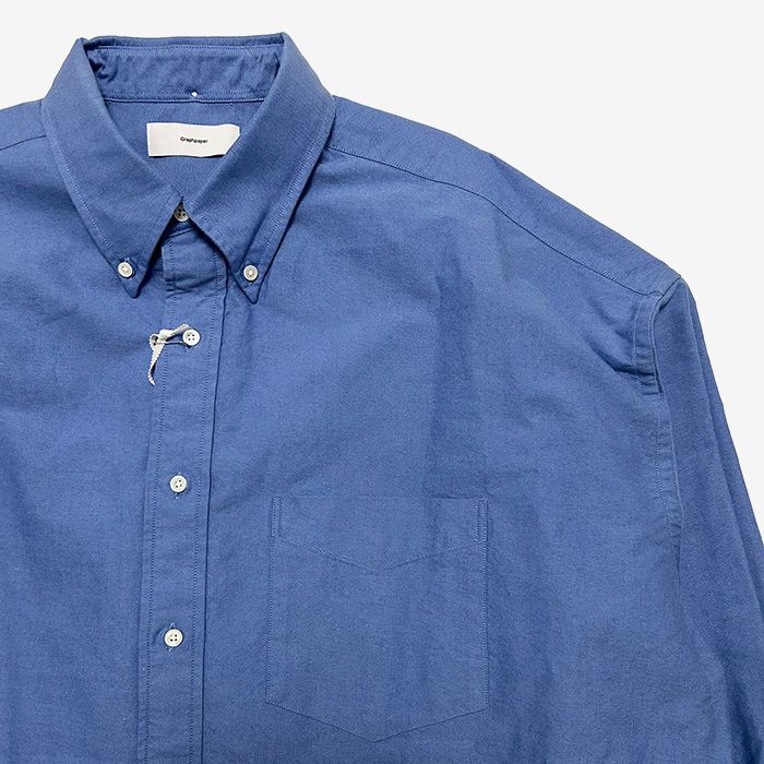 Oxford L/S Oversized B.D Shirt / Sax