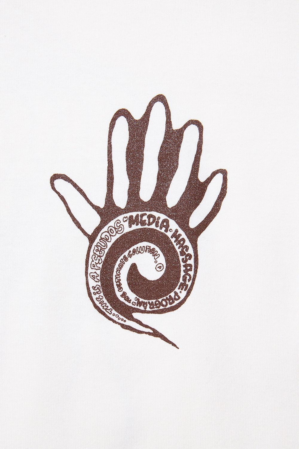 PRINTED T-SHIRT LS CO / PREACHERS / WHITE