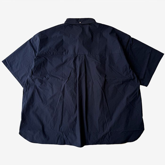 SOLOTEXⓇ TYPEWRITER UTILITY S/S B.D SHIRT / NAVY