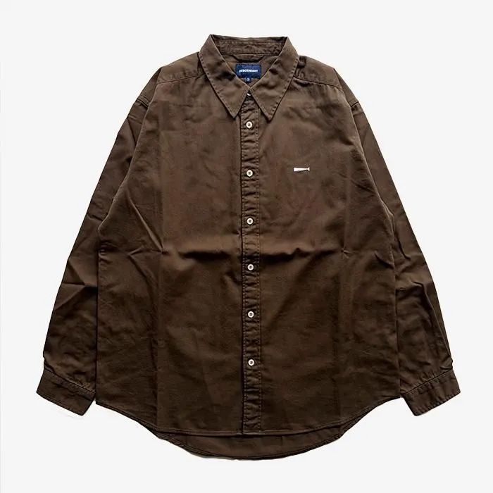 PALM TWILL LS SHIRT / BROWN
