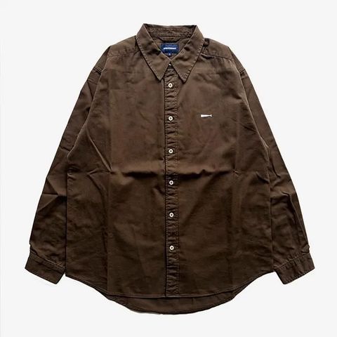 PALM TWILL LS SHIRT / BROWN