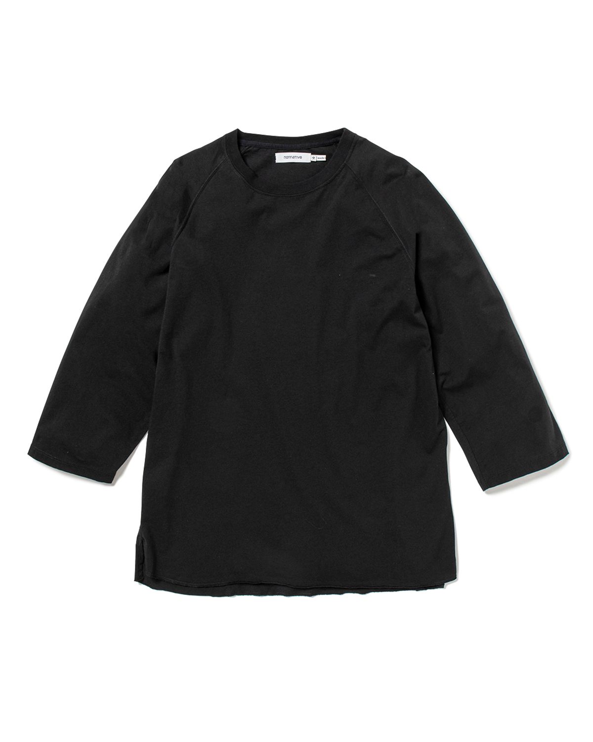 nonnative - DWELLER Q/S TEE COTTON JERSEY / Black | Stripe Online