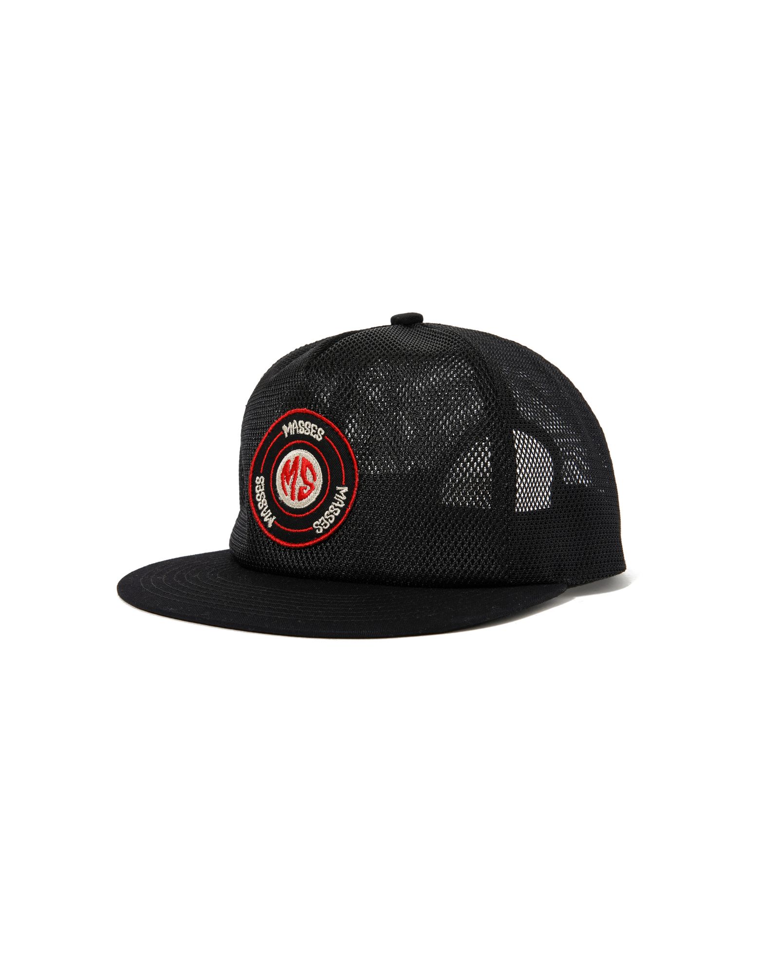 【入手困難】マシス メッシュキャップ 黒 ワッペン刺繍 ハーレーサンプリング MASSES - ALL MESH CAP / BLACK | Stripe Online Store