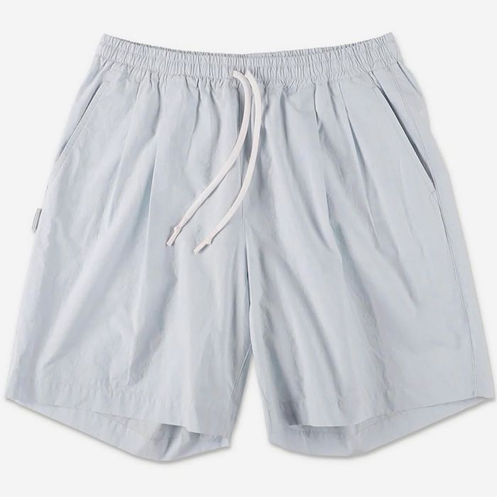 COTTON BAGGY SHORTS  | SAX