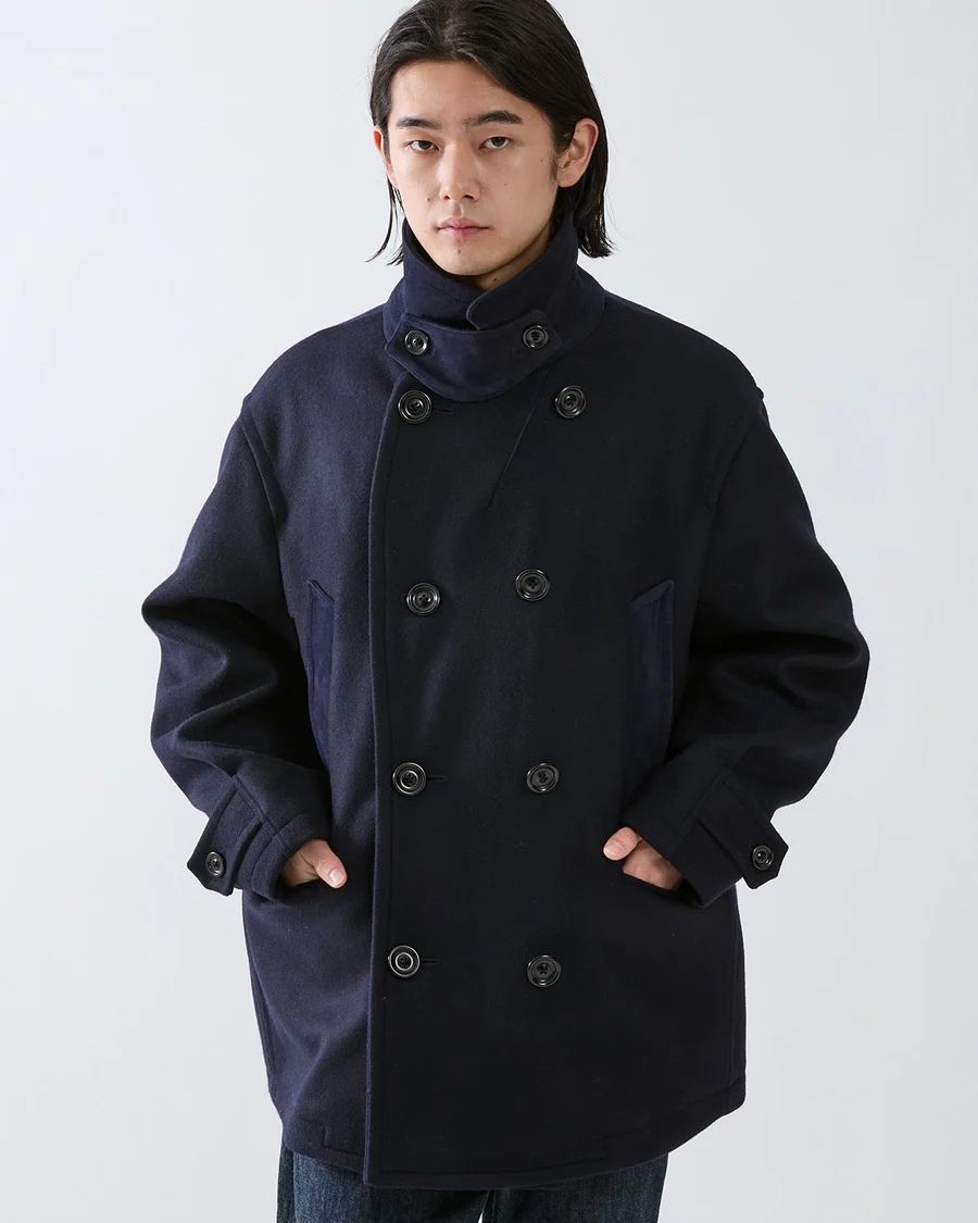 MARINER COAT WOOL DOUBLE MELTON WITH WINDSTOPPER® / DARK NAVY / コート