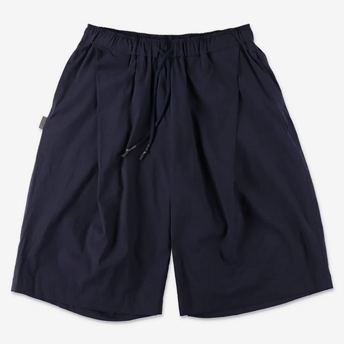 NYLON BAGGY LONG SHORTS  | NAVY