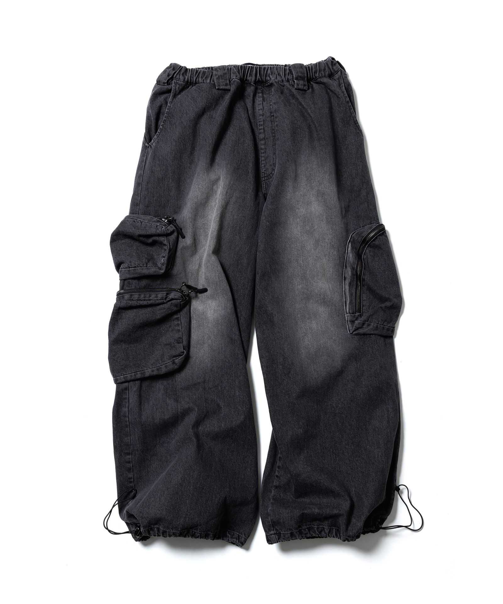 CPG MULTI POCKET DENIM PANTS / BLACK / FS2069