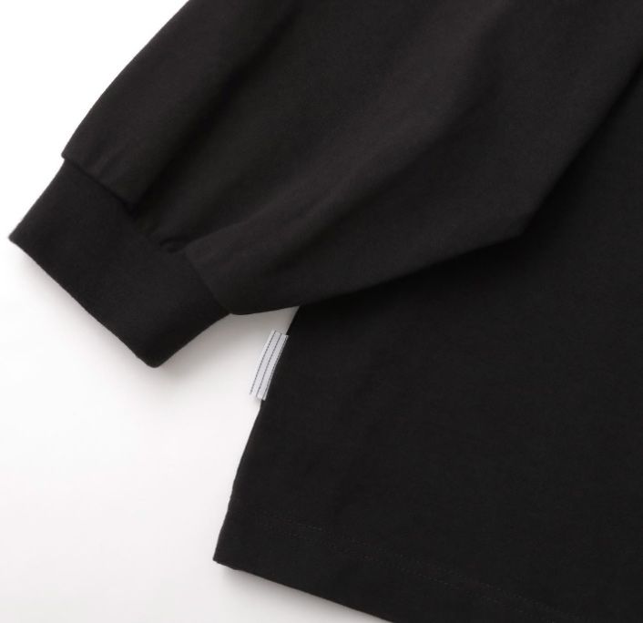 SUPER BIG FLAT LS TEE / Black - L