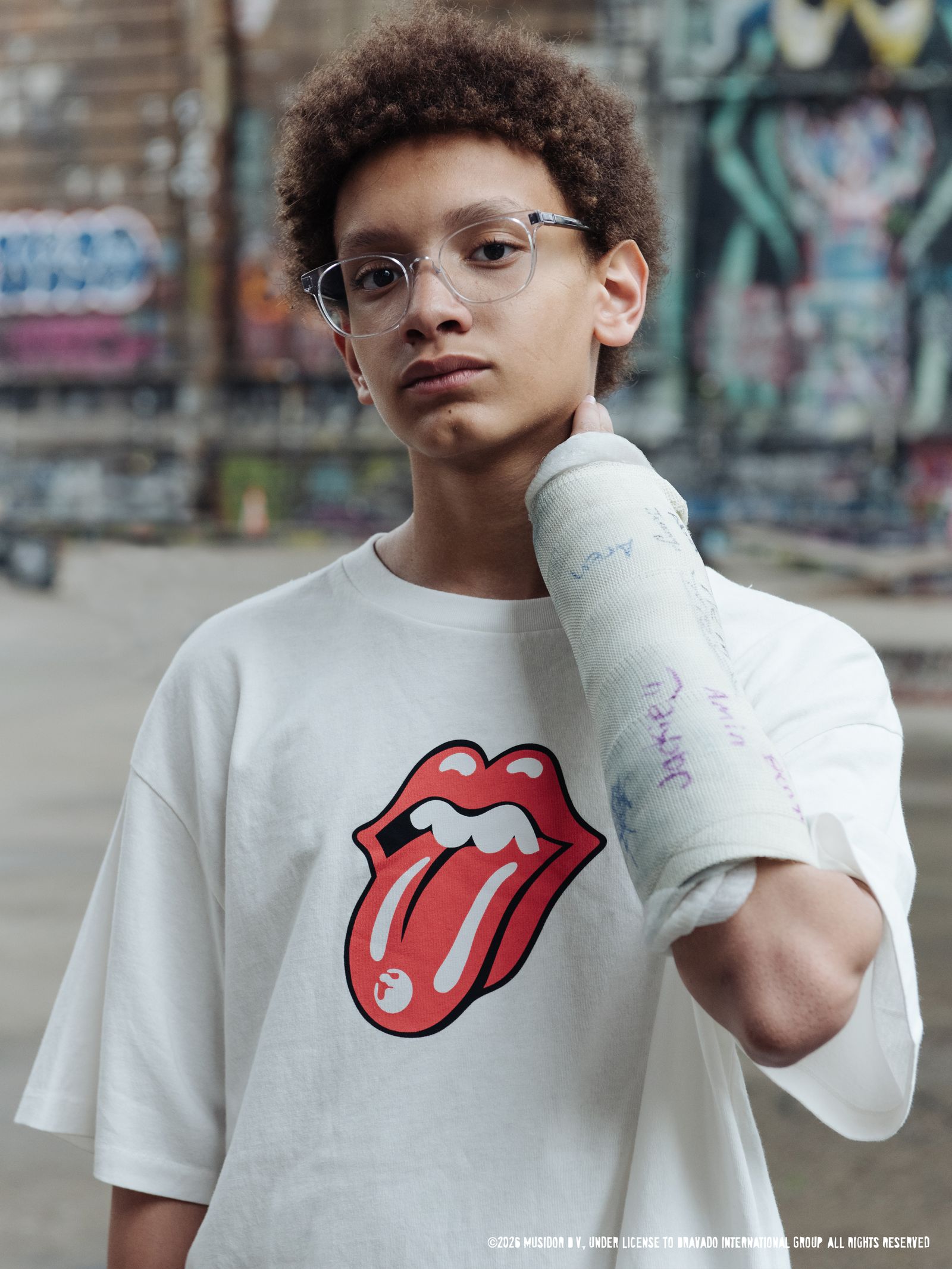 TABLET S/S T-SHIRT(The Rolling Stones) / BLACK / プリント ティーシャツ / The Rolling Stones