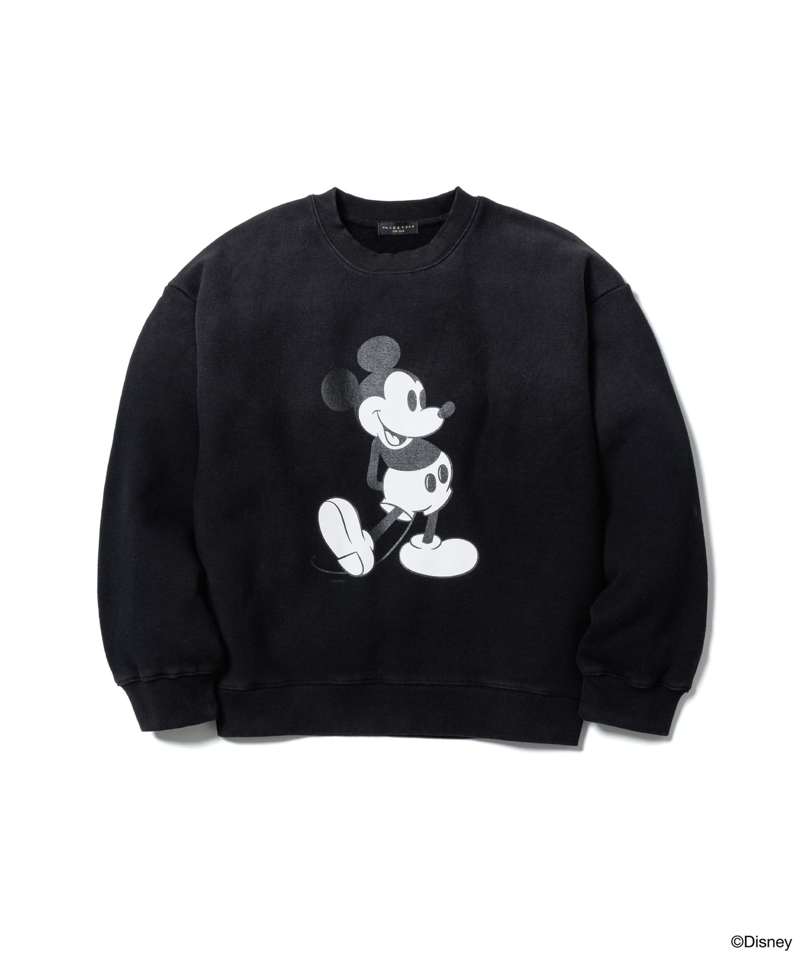 MICKEY SWEATSHIRT / BLACK×WHITE / スウェット