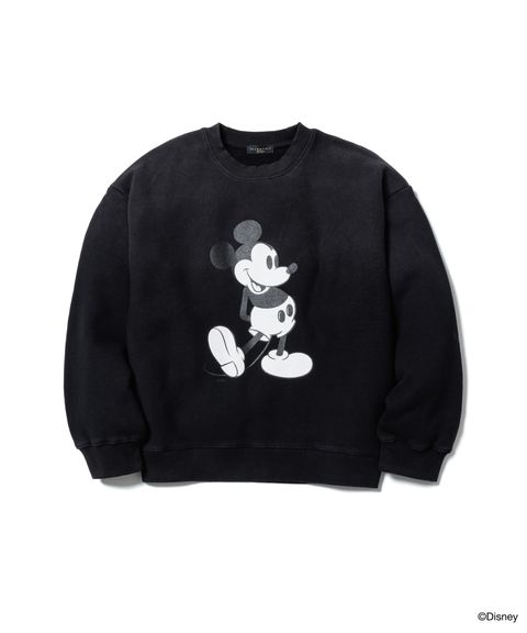 MICKEY SWEATSHIRT / BLACK×WHITE / スウェット