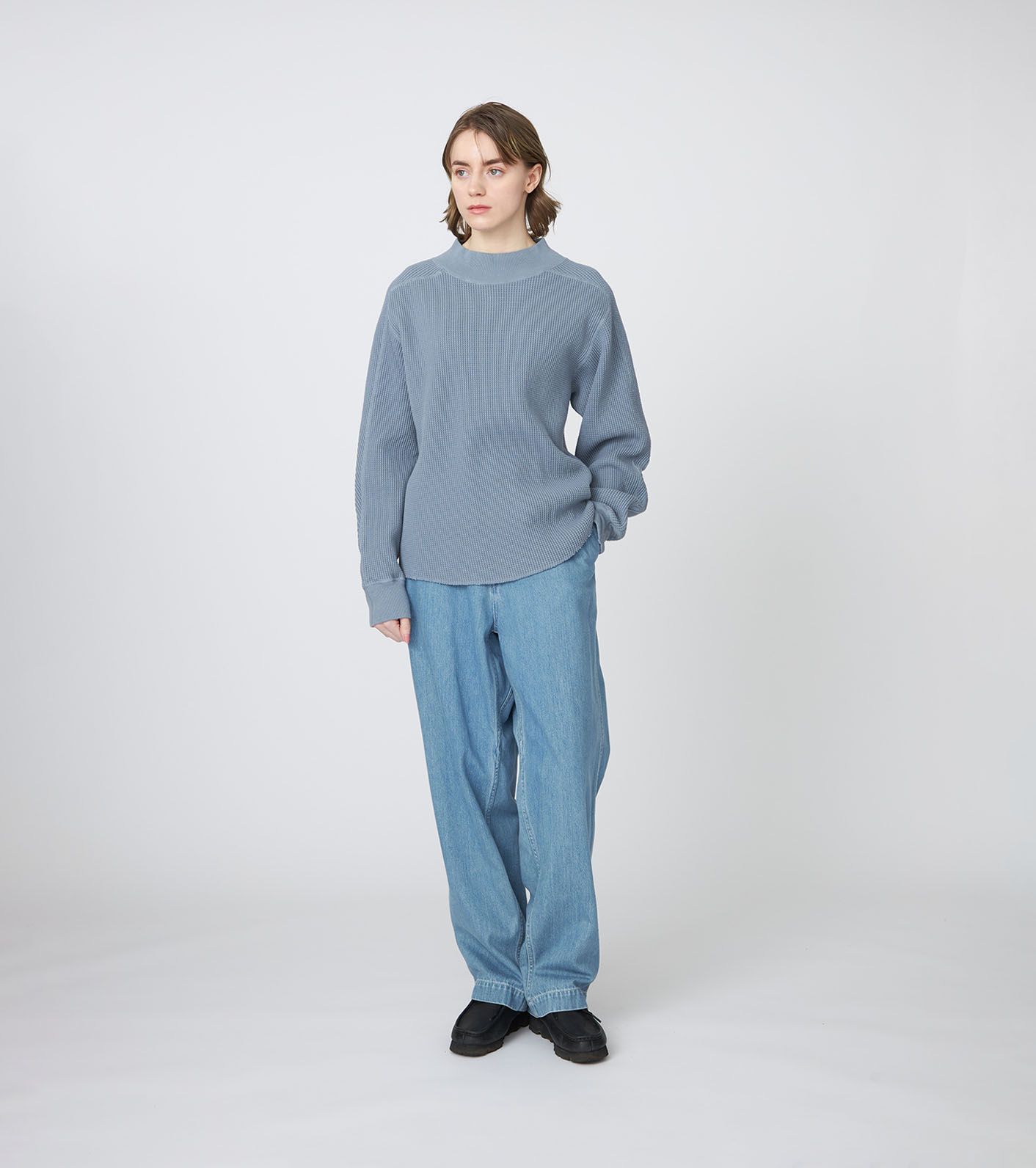 Wide Denim Pants / LI(Light Indigo)