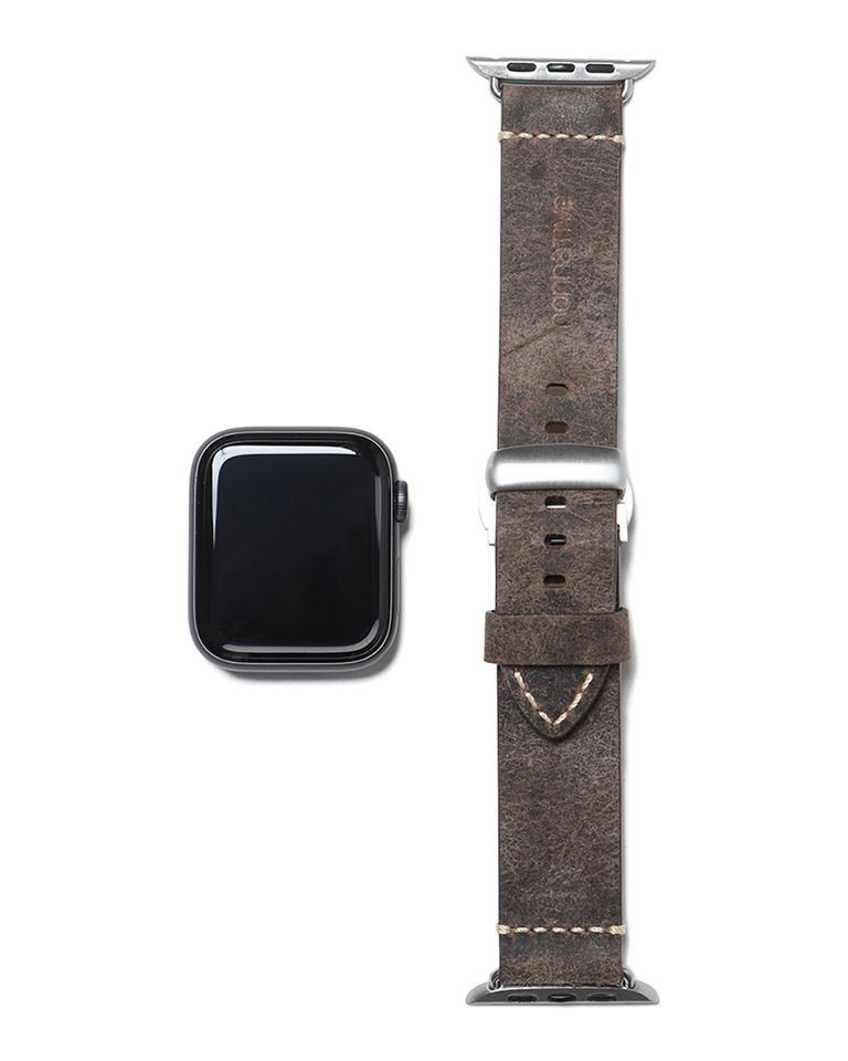 nonnative - DWELLER WATCH BELT COW LEATHER / KHAKI | Stripe Online 