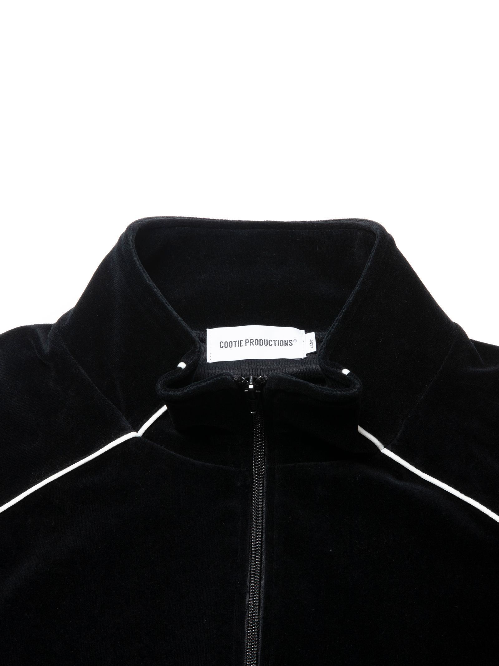 COOTIE PRODUCTIONS - Velour Training Top/ BLACK / ベロアジャケット | Stripe Online  Store