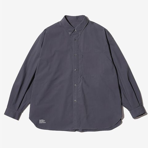 SOLOTEXⓇ TYPEWRITER UTILITY L/S B.D SHIRT / GRAY