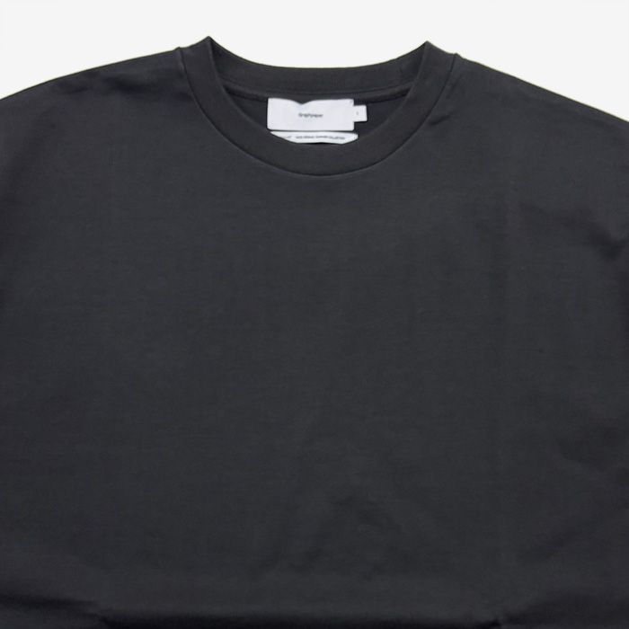Tri Spun Cotton S/S Oversized Tee / Charcoal
