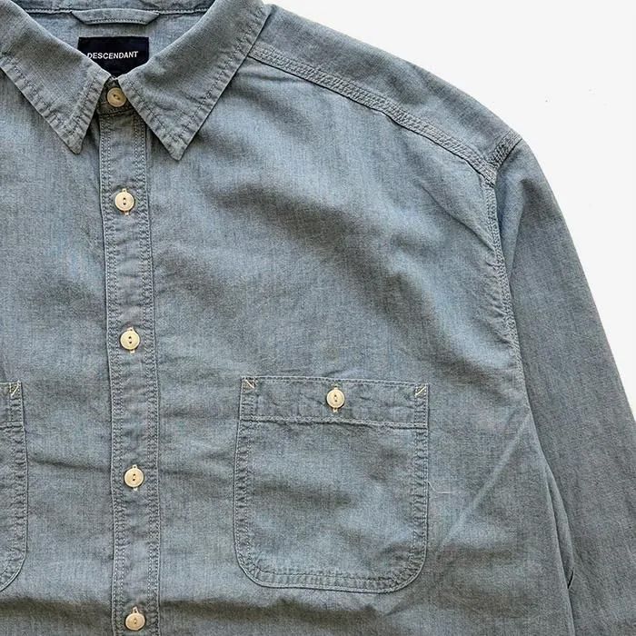 NORMAN CHAMBRAY LS SHIRT / INDIGO