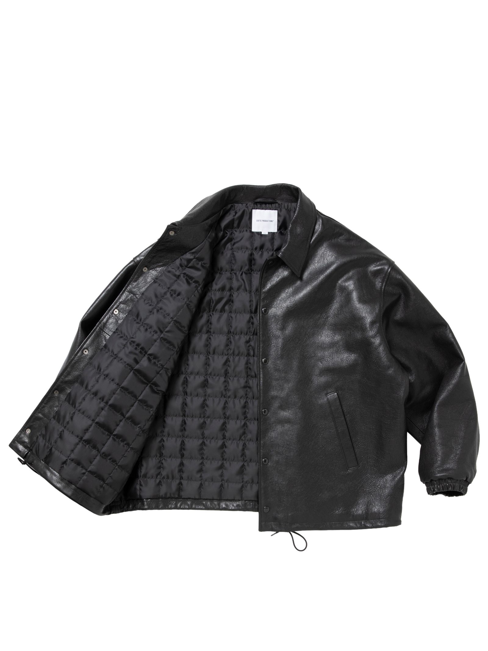 Sheepskin Coach Jacket / BLACK / レザージャケット