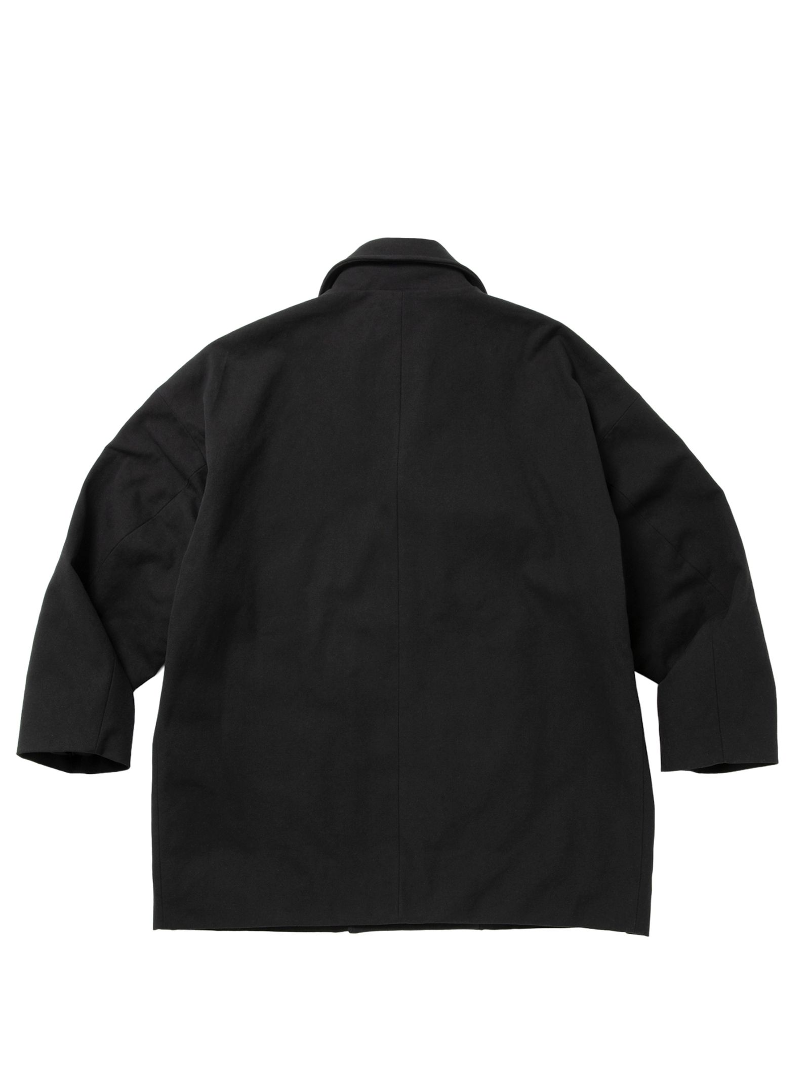 Nidom Cotton Duck Pea Coat / BLACK / ピーコート