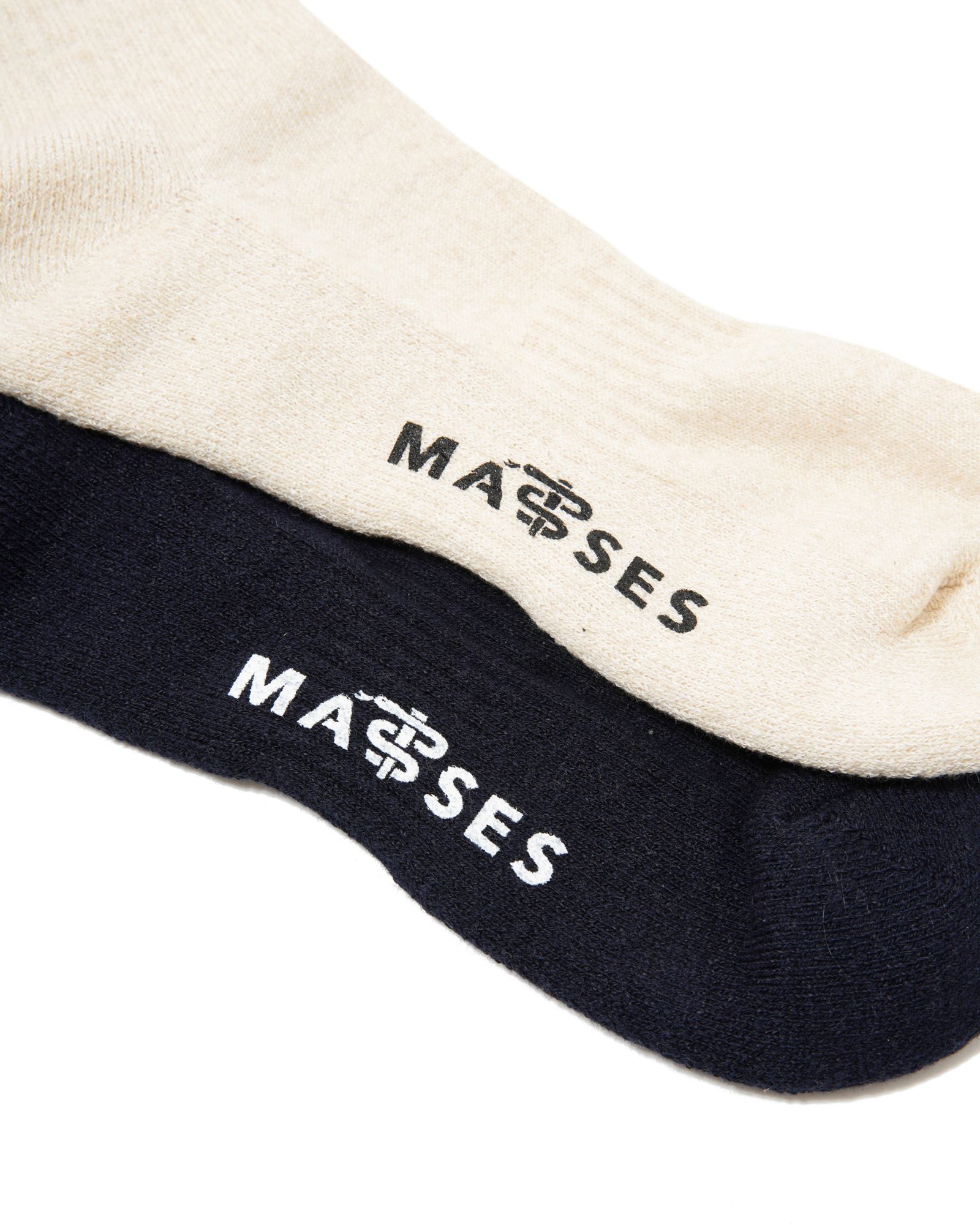 SOCKS 2 PACK / WHITE&NAVY / ソックス