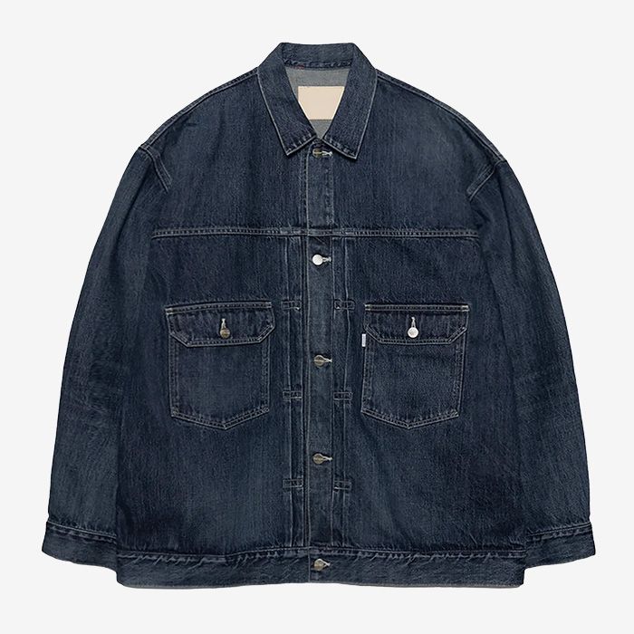 Selvage Denim Jacket -DARK FADE- / INDIGO DARK FADE