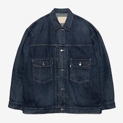 Selvage Denim Jacket -DARK FADE- / INDIGO DARK FADE