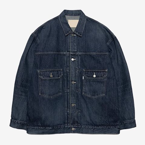 Selvage Denim Jacket -DARK FADE- / INDIGO DARK FADE